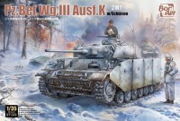 Border Model BT-048 Немецкий средний танк Pz.Bef.Wg.III Ausf.K with Schurzen 1/35
