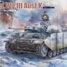Border Model BT-048 Немецкий средний танк Pz.Bef.Wg.III Ausf.K with Schurzen 1/35