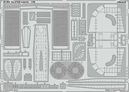 Eduard 48964 Su-27UB exterior 1/48