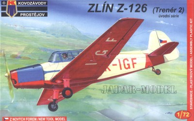 Kovozavody Prostejov 72020 Zlin Z-126 (Trener 2) 1/72