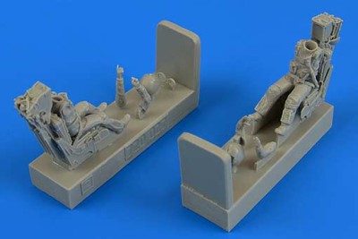Aerobonus 720027 US Navy Pilot &amp; Operator with ejection seats for F14A/B Tomcat 1/72