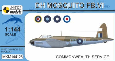 Mark 1 Models MKM-144125 DH Mosquito FB.VI 'Commonwealth Service' 1/144