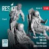 Reskit F48079 CH-53E, MH-53E Pilots in the seats (3 pcs.) 1/48