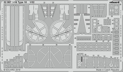Eduard 32957 SET I-16 Type 10 (ICM)