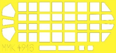 Maestro Models MMMK4916 Saab B17A/B17B canopy frame paint mask 1/48
