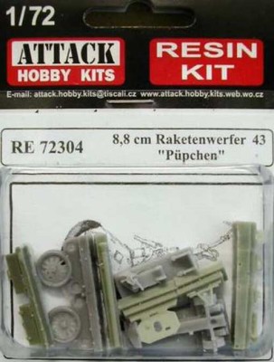Attack Hobby RE72304 8,8 cm Raketenwerfer 43 &quot;PALpchen&quot; Wheel 1/72