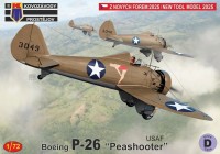 Kovozavody Prostejov 72516 P-26 Peashooter USAF (3x camo) 1/72