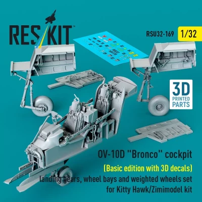 Reskit U32169 OV-10D 'Bronco' cockpit - Basic (KITTYH/ZIMI) 1/32