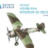 Quinta studio QD72267 PZL P.11c (IBG) 1/72