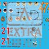 HAD E481021 Decal MiG-21/MiG-23 Hungarian AF Indiv.signs 1/48