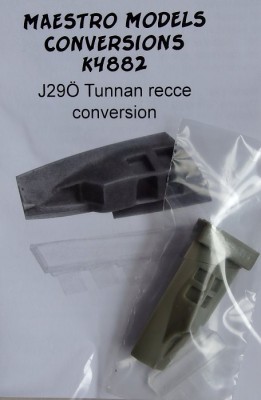 Maestro Models MMCK-4882 1/48 J29O– Tunnan Recce conversion set