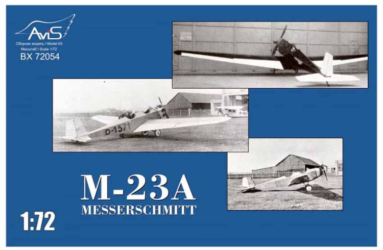 Avis BX72054 Messerschmitt M.23A 1/72