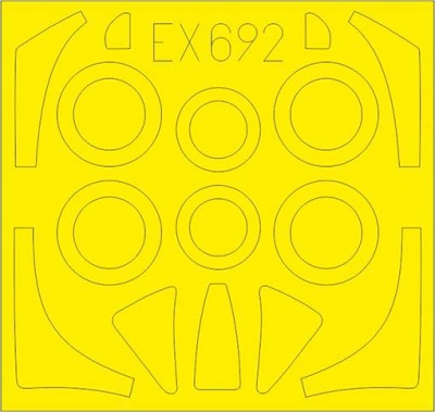 Eduard EX692 Mask 1/48 FJ-2 (KITTYH)