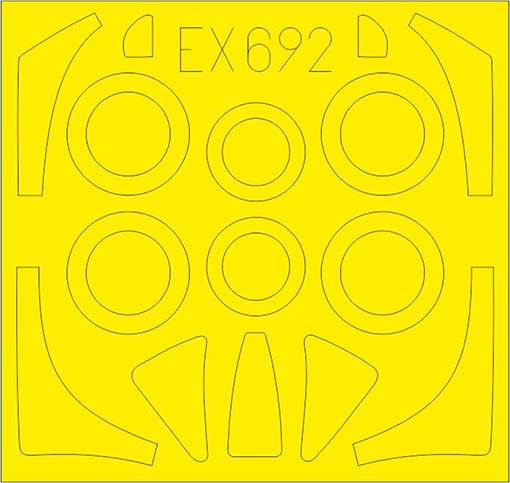 Eduard EX692 Mask 1/48 FJ-2 (KITTYH)