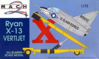 Mach 2 MACH2272 Ryan X-13 vertijet and launch trailer 1/72