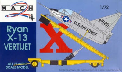 Mach 2 MACH2272 Ryan X-13 vertijet and launch trailer 1/72