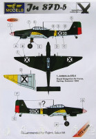 LF Model C7232 Decals for Ju 87D-5 Bulgarian AF (FUJI/ITAL) 1/72