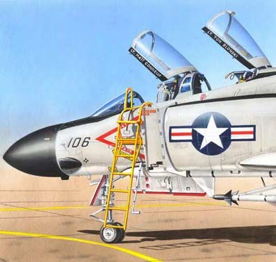Plus model AL4050 1/48 Ladder for F4 Phantom II (plastic set)