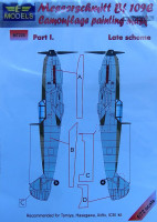 LF Model M7235 Mask Messerschmitt Bf 109E (TAM) Late Pt I. 1/72