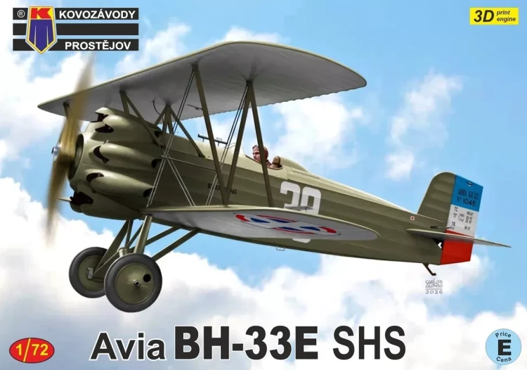 Kovozavody Prostejov 72535 Avia BH-33E SHS (3x camo) 1/72