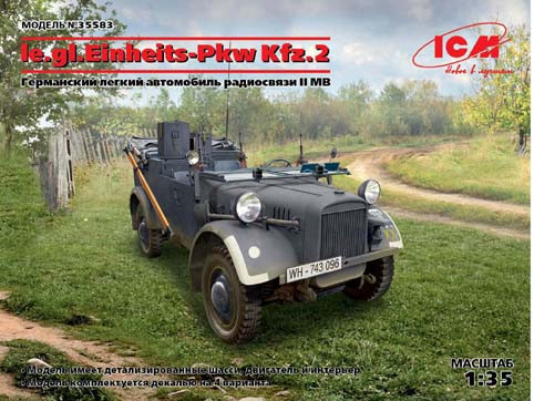 ICM 35583 Радио-машина le.gl.Einheitz-Pkw Kfz.2 1/35