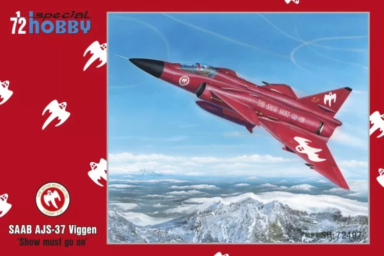 Special Hobby SH72497 SAAB AJS-37 Viggen 'Show mus go on' 1/72