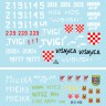 Star Decals 35-C1125 HVO - Hrvatsko Vijece Obrane (Croatian). Soviet T-55 and T-55A 1992-95. Tanks & AFVs in Bosnia # 3 1/35