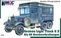 Mac 72136 Kfz 62 Druckereikraftwagen German Light Truck 1/72