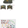 Star Decals 35-C1253 Vietnam 3.M113A1, M113 w recoilless gun, M132 Zippo in South Vietnamese army, ARVN - Army of the Republic of Vietnam 1/35