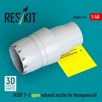 Reskit RSU48-631 JASDF F-2 open exhaust nozzle (HAS) 1/48