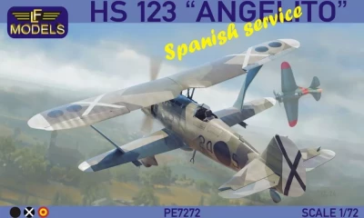 Lf Model P7272 Hs 123 'Angelito' Spanish service (4x camo) 1/72