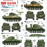 Star Decals 72-A1124 US PACIFIC WARS - IWO JIMAUSMC Sherman tanks.M4A2(mid), M4A2 Flame tank and M4A3 Flame tankfrom 3rd and 4th Marine Tank Battalions 1/72