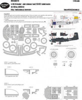 New Ware NWA-M0721 1/48 Mask A-26C-15 colour schemes 1,2 BASIC (ICM)