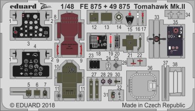 Eduard FE875 Tomahawk Mk. II 1/48