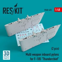 Reskit RS48-425 Multi weapon inboard pylons for F-105 (2 pcs) 1/48
