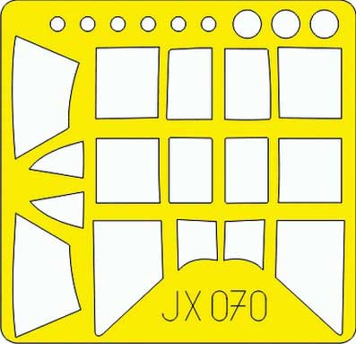 Eduard JX070 P-47D-20 1/32 TRU