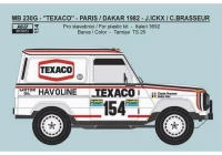 Reji Model 114 Transkit MB 230G 'Texaco' Paris-Dakkar 1982 1/24