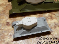Zedval N72043 Набор деталей для конверсии Т-34/76 в Т-34-122 (Д-11) 1/72