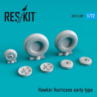 Reskit RS72-0287 Hawker Hurricane wheels set early type 1/72