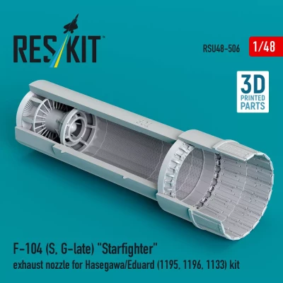 Reskit U48506 F-104 S, G late exhaust nozzle (HAS/EDU) 1/48