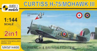Mark 1 Models MKM-14466 Curtiss H-75/Mohawk Mk.III (2-in-1) 1/144