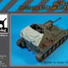 Black Dog T35267 SU-76 canvas (designed to be used with Zvezda kits) 1/35