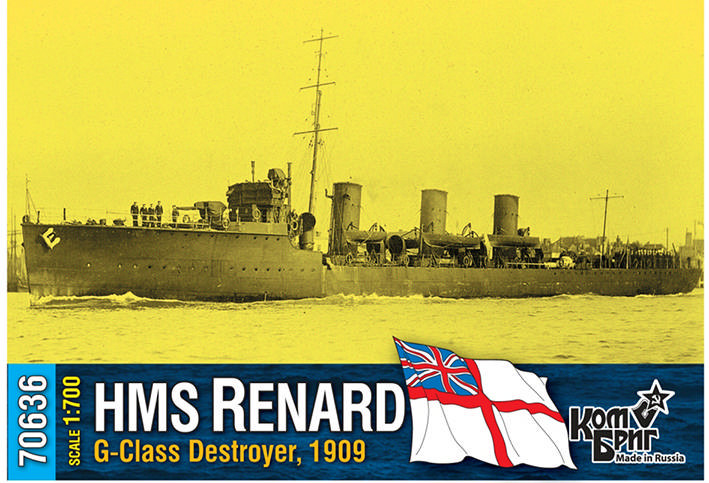 Combrig 70636 HMS Renard G-Class Destroyer, 1909 1/700