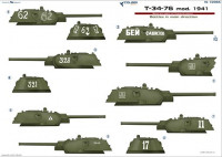 Colibri decals 72066 T-34-76 model 1941. Part I Battles in main direction 1/72