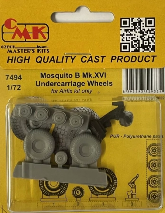 CMK SP7494 Mosquito B Mk.XVI Undercar.wheels (AIRFIX) 1/72