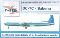 F-rsin Plastic FRP3999 Douglas DC-7C Decals Sabena 1/144