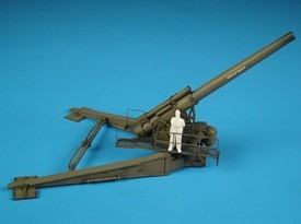 Hauler HLP72006 M1 240mm howitzer IN FIRE POSITION 1/72