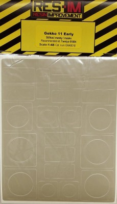 RES-IM RESIMG4818 1/48 Masks for Gekko 11 Early (TAM 61084)