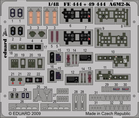 Eduard FE444 A6M2-K S.A. HAS