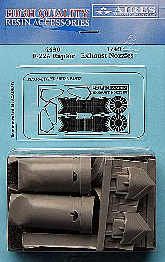 Aires 4430 F-22A Raptor exhaust nozzle 1/48